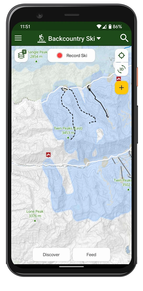 Backcountry Ski Zones