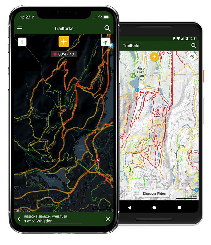 trailforks garmin maps